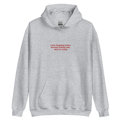 I love chopping onions hoodie